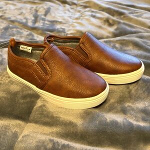Carter's Brown Slip-On Kids Sneakers
